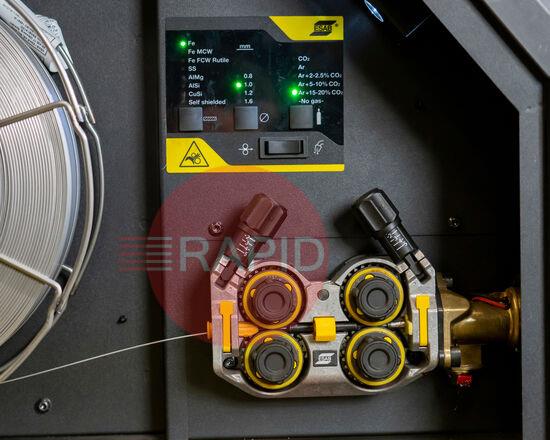 0448350882  ESAB Rustler EM 350C PRO Synergic Compact MIG Inverter Welder Air Cooled Package - 400v, 3ph